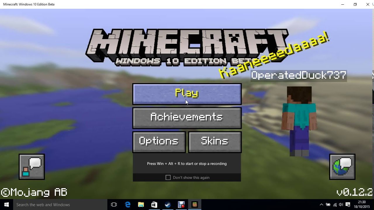 how to download minecraft windows 10 edition on windows 7